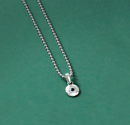 Zyan Gems | Unique Designed Evil Eye Pendant |  Sterling Silver Pendant