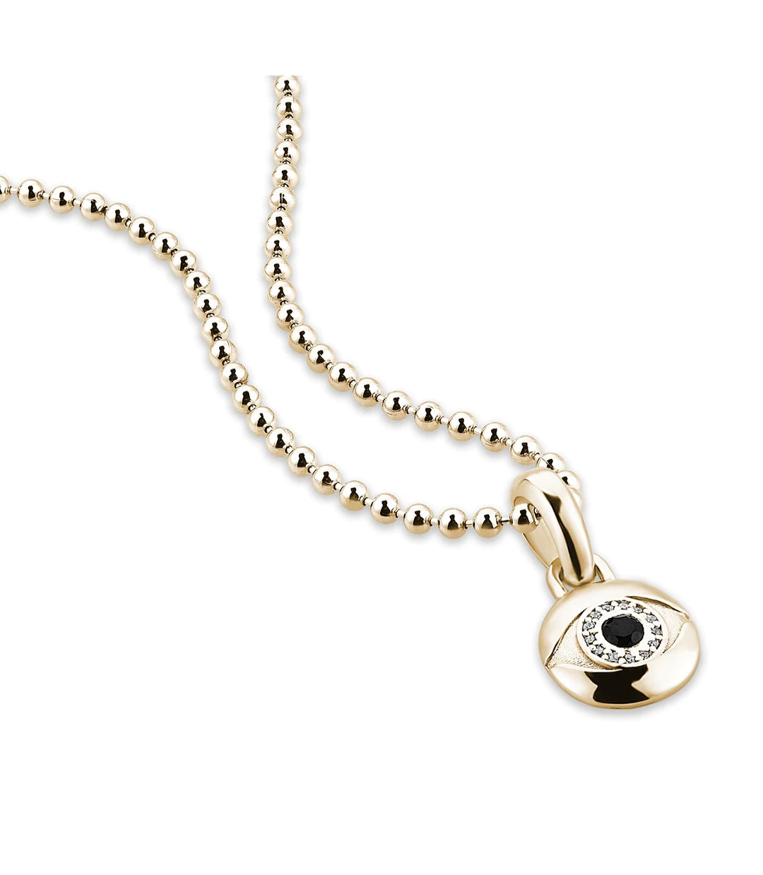 Zyan Gems | Unique Designed Evil Eye Pendant |  Sterling Silver Pendant