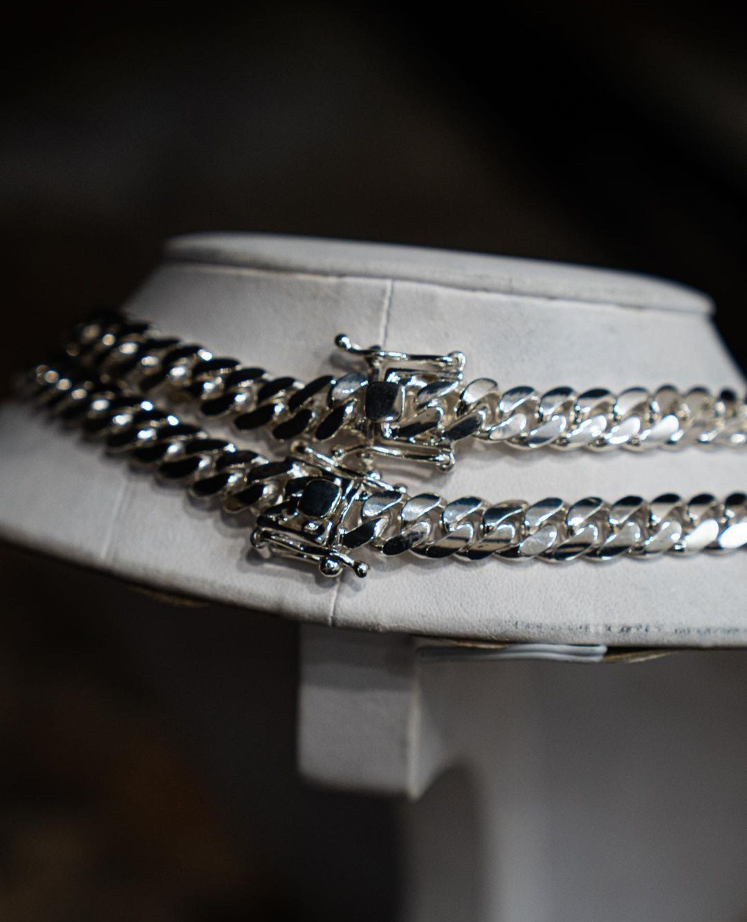 Zyan Gems | 14mm Wide Solid Miami Cuban Link Chain |  Sterling Silver Chain