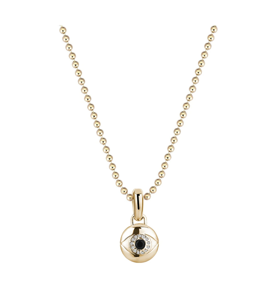 Zyan Gems | Unique Designed Evil Eye Pendant |  Sterling Silver Pendant