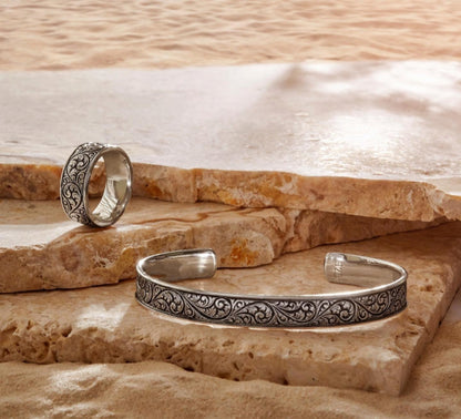Zyan Gems | Exclusive Classic Band Ring for Men, Oxidized Sterling Silver  Ring | Jewellery for Men