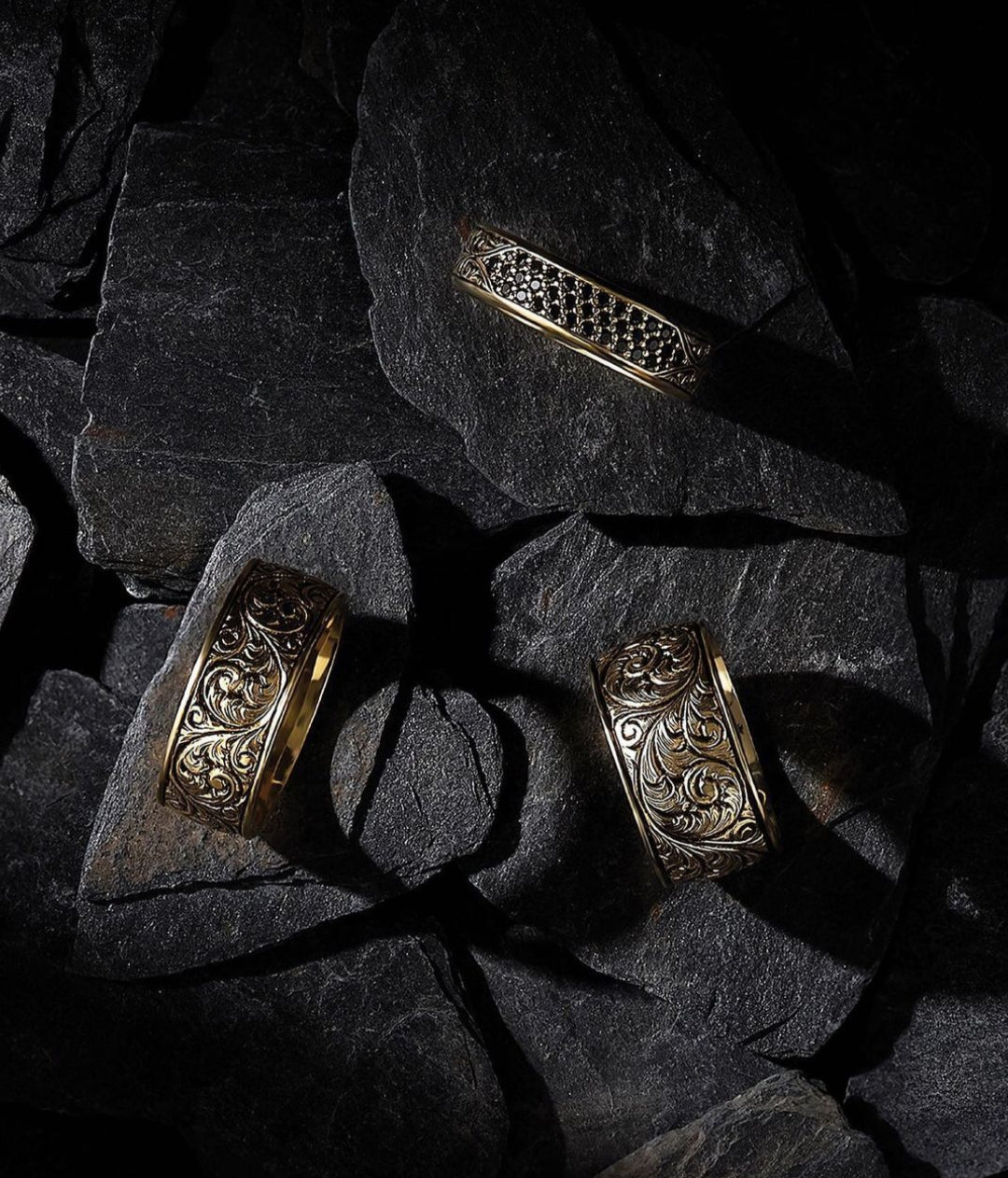 Zyan Gems | Exclusive Classic Band Ring for Men, Oxidized Sterling Silver  Ring | Jewellery for Men