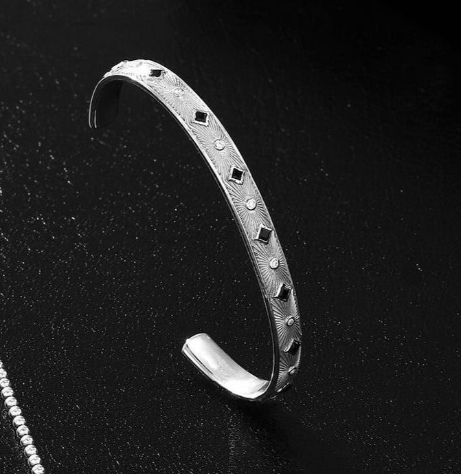Exclusive Adjustable Sunbeam Cuff Style Bangle/kadaa/Handcuff |  Sterling Silver Bracelet Authenticity and