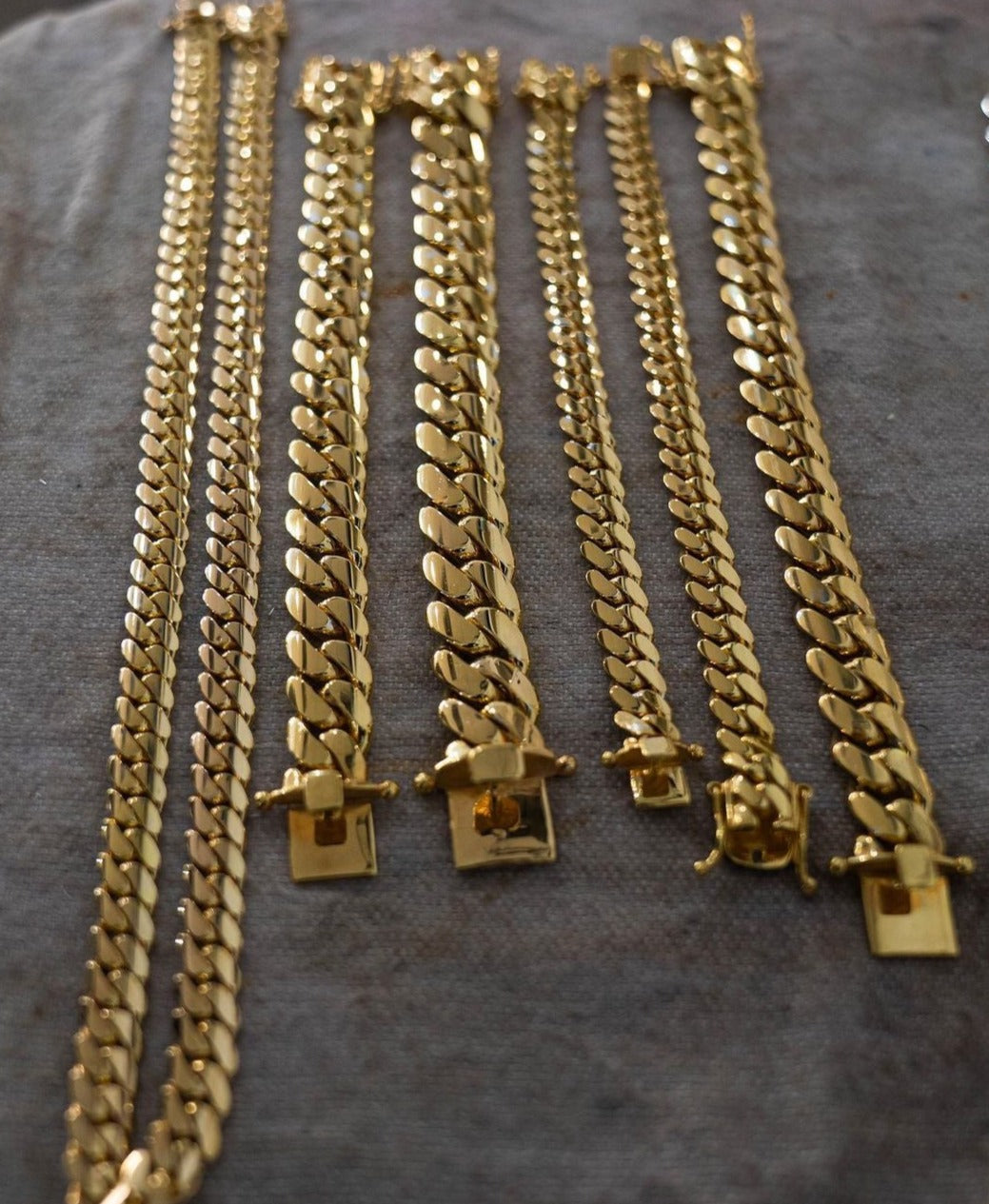 Zyan Gems | 12mm Wide Solid Miami Cuban Link Bracelet |  Gold Micron Plated  Sterling Silver Bracelet