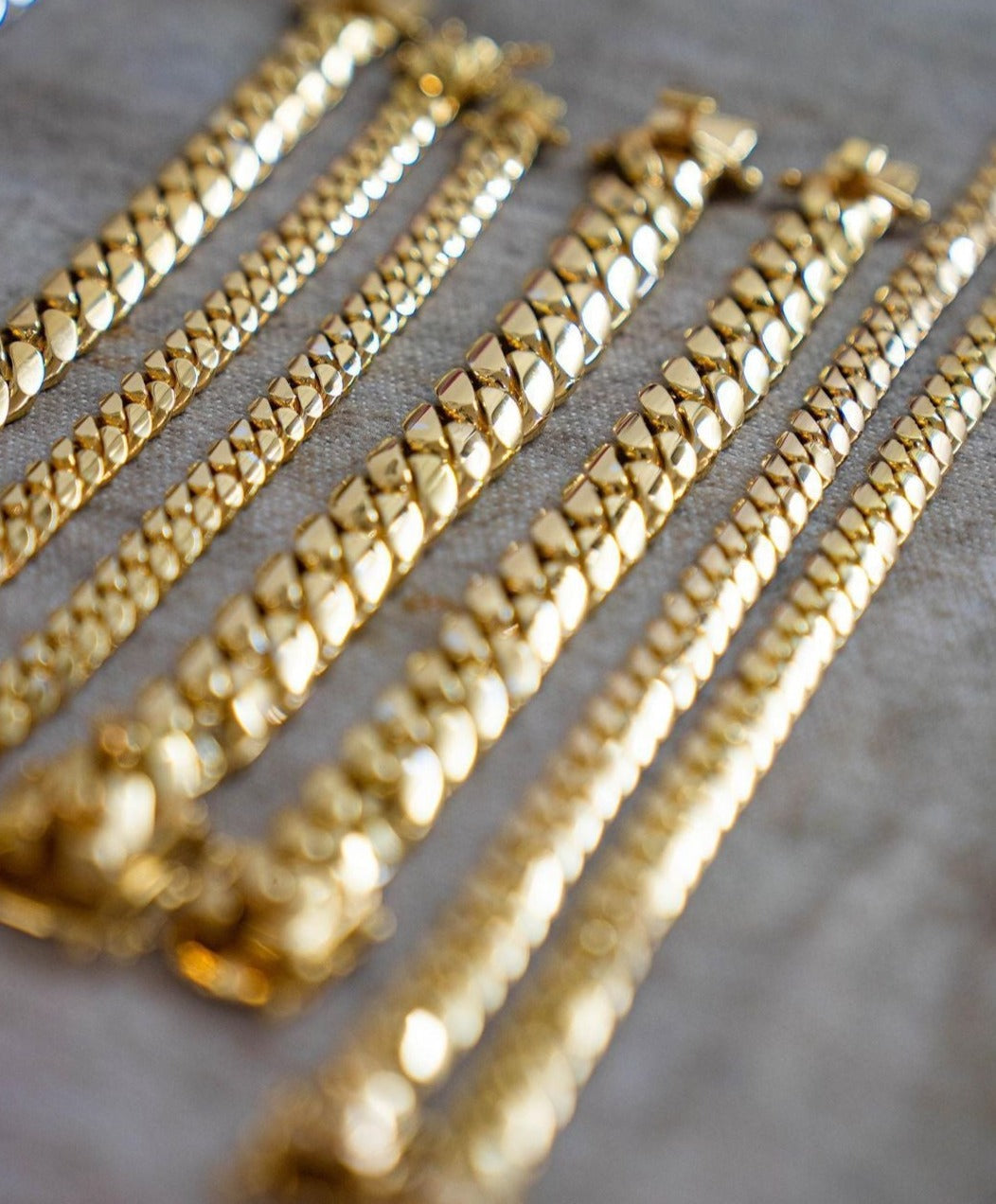 Zyan Gems | 12mm Wide Solid Miami Cuban Link Bracelet |  Gold Micron Plated  Sterling Silver Bracelet