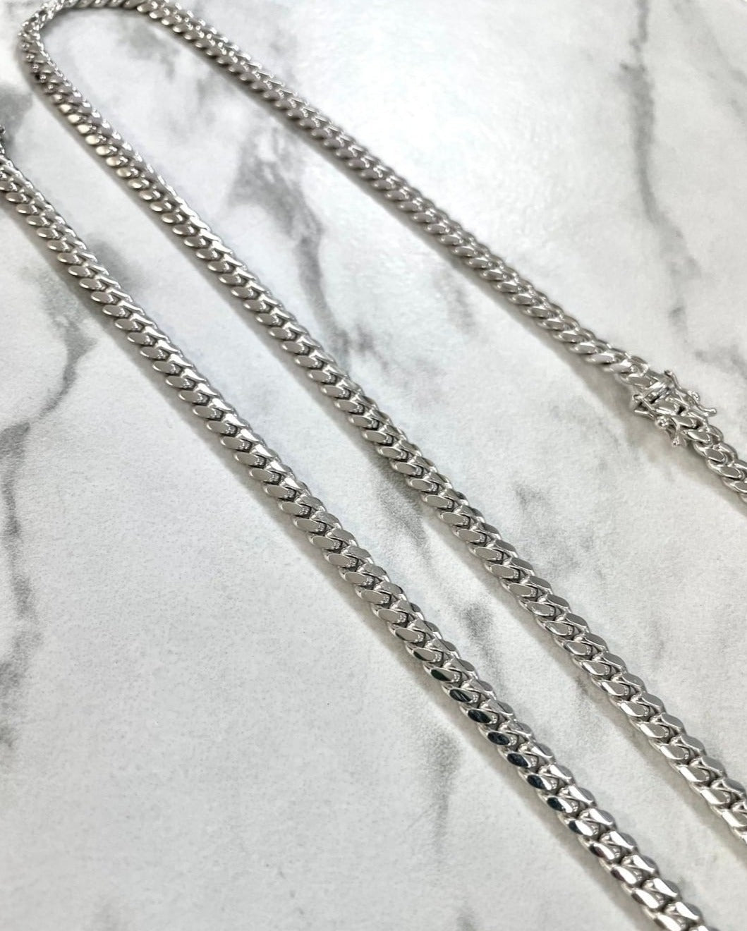 Zyan Gems | 10mm Wide Solid Miami Cuban Link Chain |  Sterling Silver Chain
