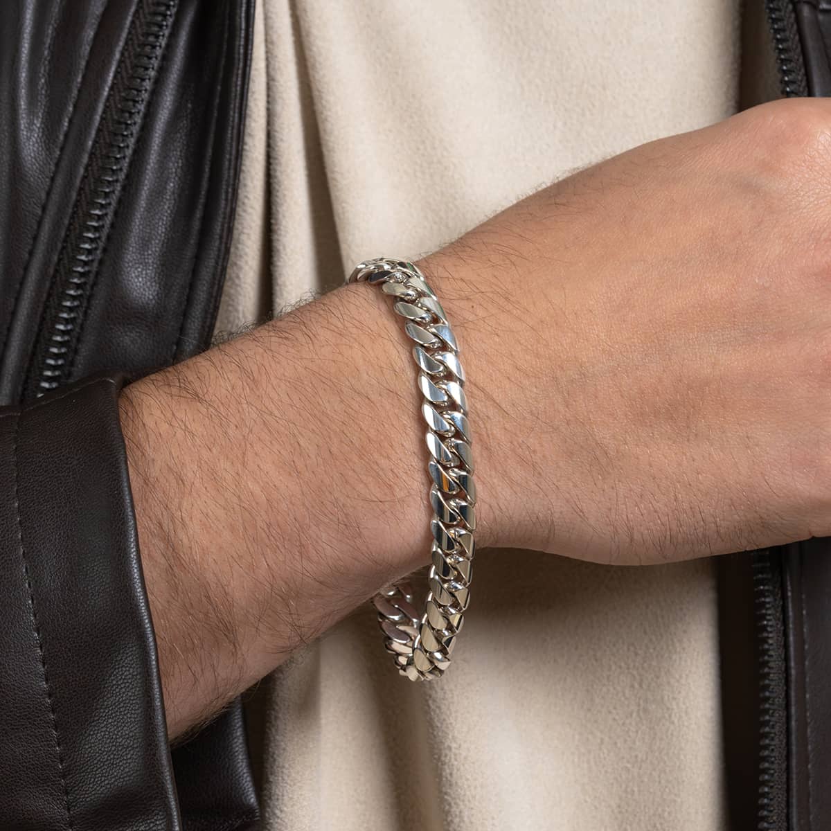 10mm Wide Solid Miami Cuban Link Bracelet |  Sterling Silver Bracelet Authenticity and