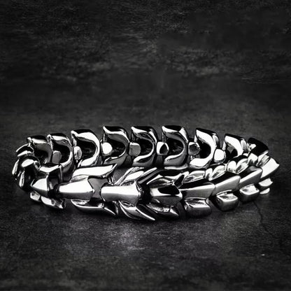 Unique Silver Dragon Bracelet |  Sterling Silver Bracelet | Men