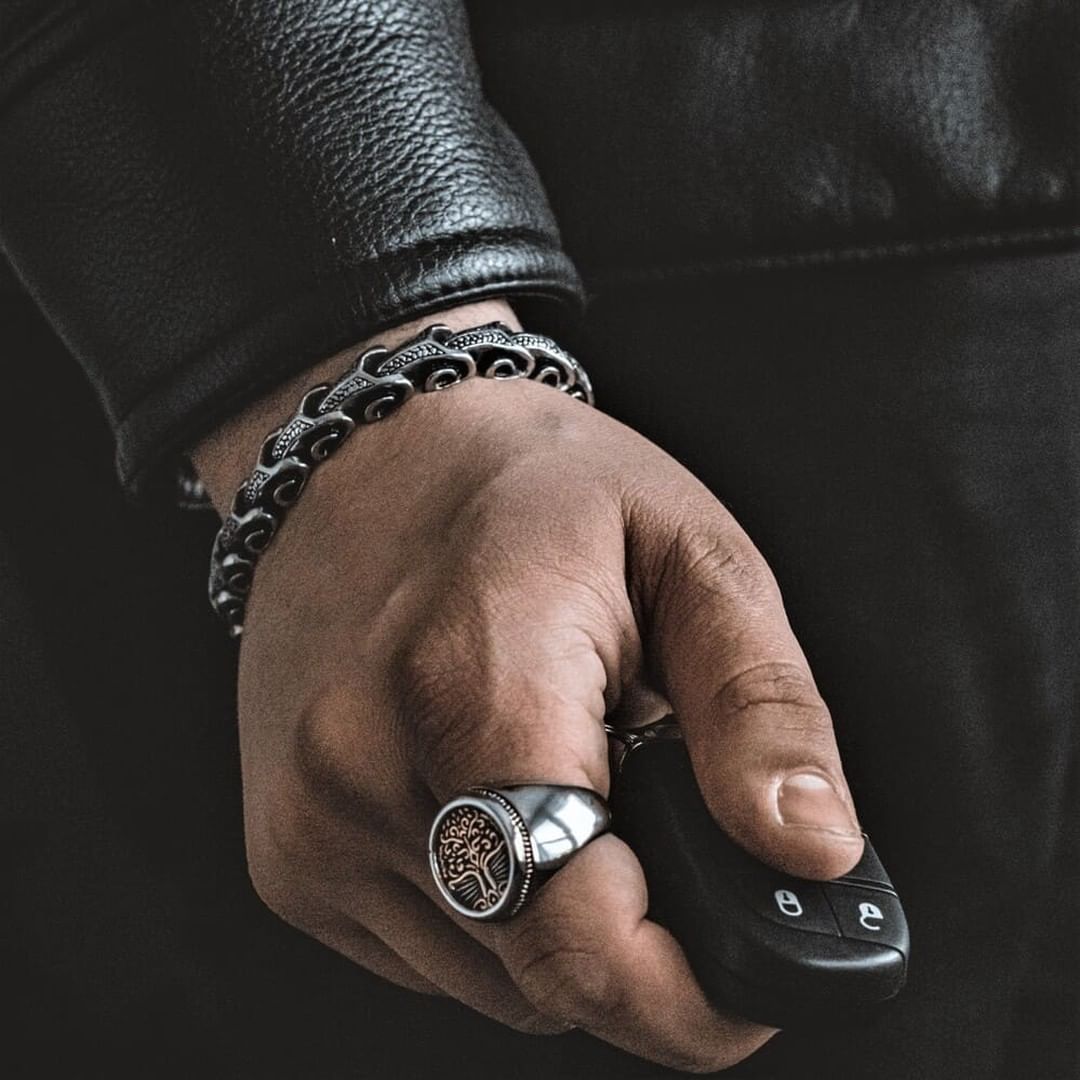 Zyan Gems | Unique Dark Serpent Bracelet | 925 Sterling Silver Oxidized Bracelet Jewelry Authenticity and 925