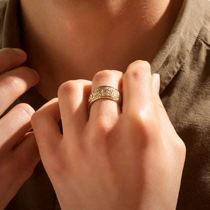 Zyan Gems | Exclusive Premium Classic Band Ring for Men, Oxidized Sterling Silver  Ring | Jewellery for Men