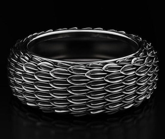 Zyan Gems | Exclusive Eagle Feather Band Ring for Men, Oxidized Sterling Silver  Ring | Jewellery for Men