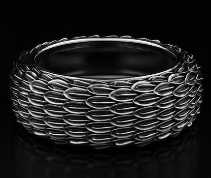 Zyan Gems | Exclusive Eagle Feather Band Ring for Men, Oxidized Sterling Silver  Ring | Jewellery for Men