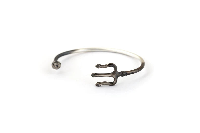 Zyan Gems | Unique Trishul Symbol Bracelet | 925 Sterling Silver Oxidized Bracelet Jewelry Authenticity and 925
