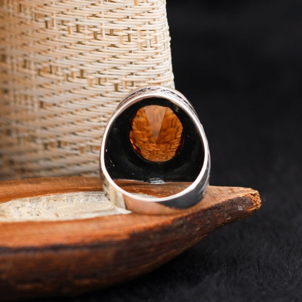 Turkish Zultanite Stone Men's Ring Handmade Premium Design