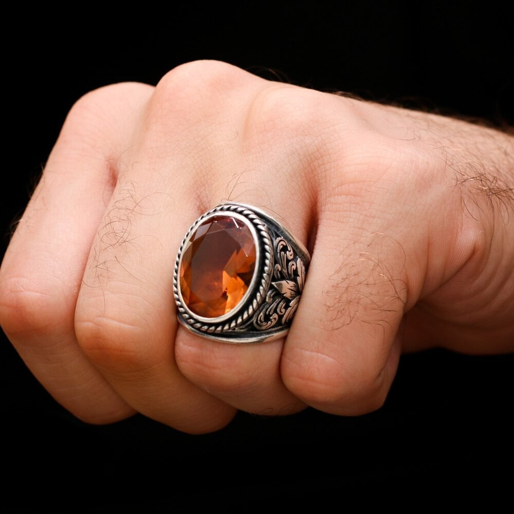 Turkish Zultanite Stone Men Limited Edition Ring