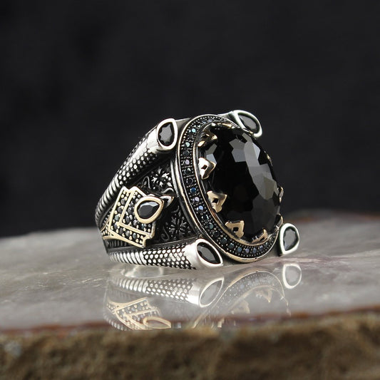 Zircon Natural Stone Handmade Ring