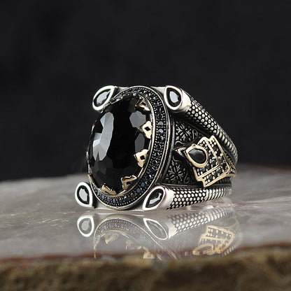 Zircon Natural Stone Handmade Ring