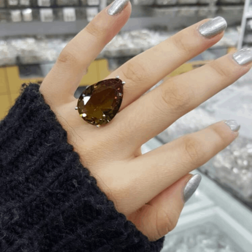 Turkish Alexandrite Heart shape Ring For Women